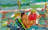 Family at Beach, South Florida